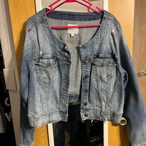 Jean jacket crop